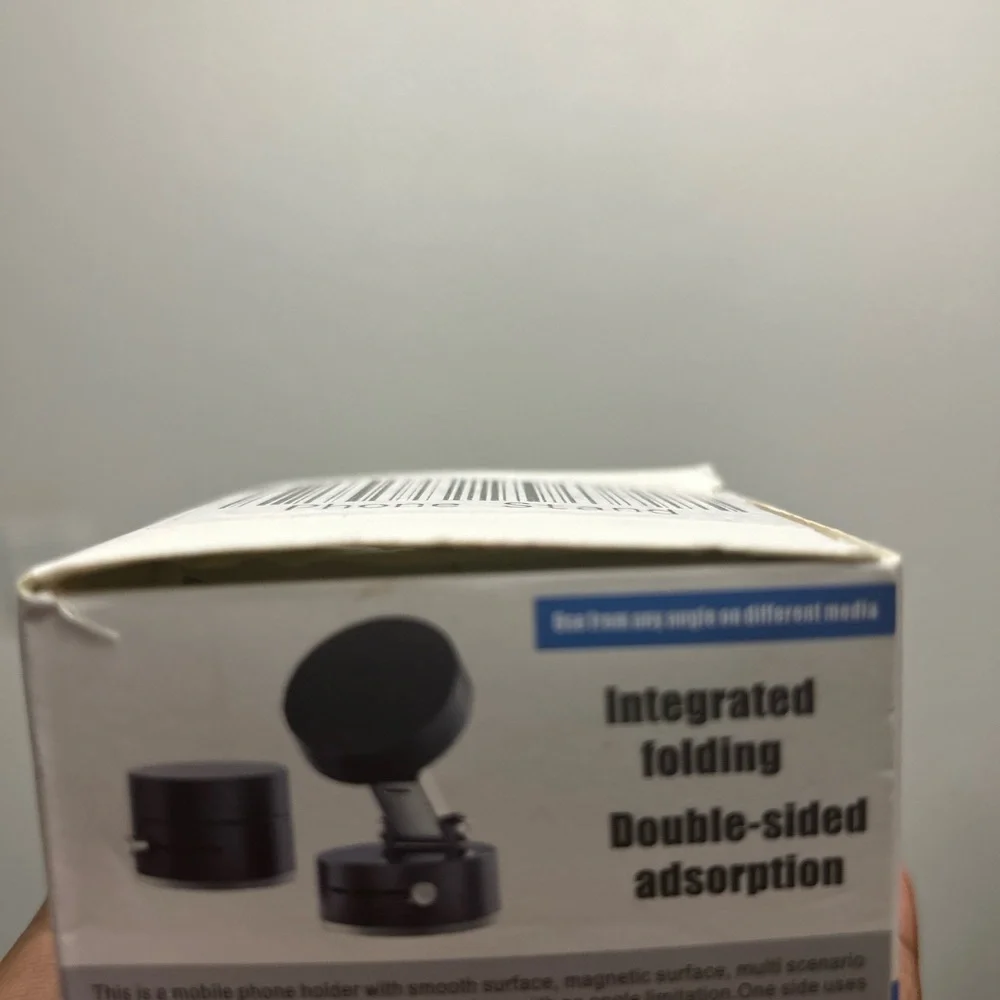 Vacuum Suction Phone Holder - Black